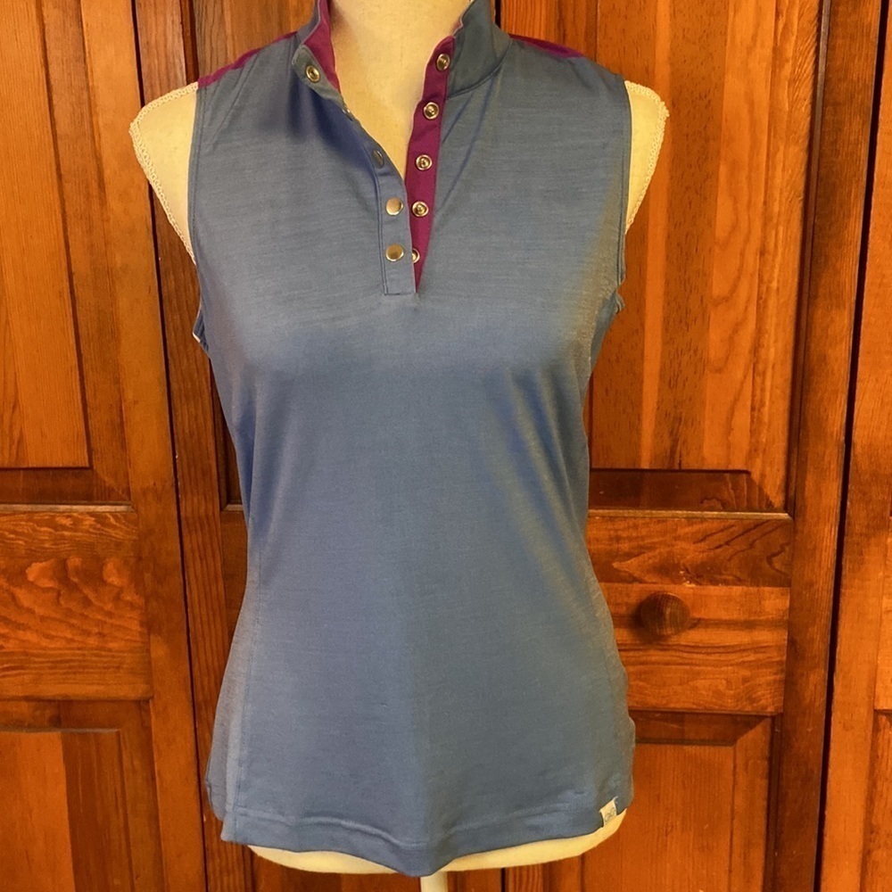 GGblue Luxe Sport Sleeveless Athletic Sport Top Size S EUC